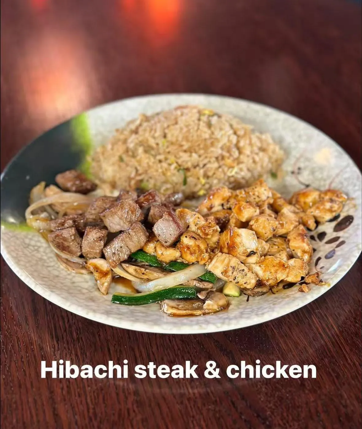 Hibachi steak & chicken at Tokyo Steak Of Japan Restaurant in Logansport
